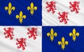 Flag of Picardy, France