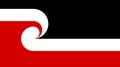 flag of Polynesian peoples Maori people. flag representing ethnic group or culture, regional authorities. no flagpole. Plane