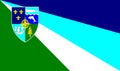 Glossy glass Flag of The Province of Gaspe