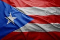 Flag of Puerto Rico Royalty Free Stock Photo