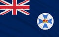 Flag of Perth is the capital of Western Australia Royalty Free Stock Photo