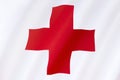 Flag of the Red Cross - International Aid