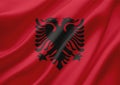 Flag The Republic of Albania is a country in South-Eastern Europe, in the west of the Balkans