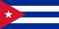 Flag of Republic of Cuba