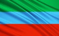 Flag of Republic of Dagestan, Russian Federation