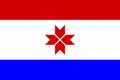 Flag of the Republic of Mordovia Royalty Free Stock Photo