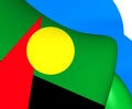 Flag of Reunion Proposed Royalty Free Stock Photo