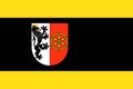 Flag of Rheda-Wiedenbrueck in North Rhine-Westphalia, Germany Royalty Free Stock Photo