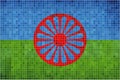 Flag of the Romani people