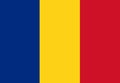 Flag of Romania. Romanian flag. National Romanian symbol