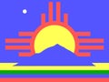 Flag Of Roswell City New Mexico