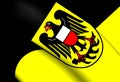 Flag of Rottweil Kreis, Germany.