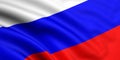 Flag Of Russia Royalty Free Stock Photo