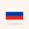 Flag of Russia Royalty Free Stock Photo