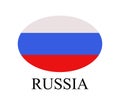 Flag of russia illustrated