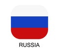 Flag of russia illustrated