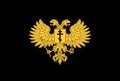 Glossy glass Flag of Russia imperial