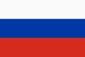 Flag of Russia. Official colors. Flat vector illustration