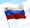 Flag of Russia Royalty Free Stock Photo