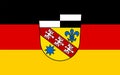 Flag of Saarlouis, Germany