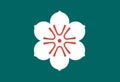 Glossy glass Flag of Saga Prefecture