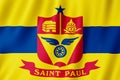 Flag of Saint Paul city, Minnesota US