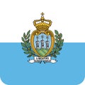 Flag San Marino illustration vector eps
