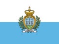 Flag Of San Marino, San Marino flag, National flag of San Marino