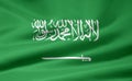 Flag of Saudi Arabia Royalty Free Stock Photo