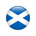 Flag Scotland button