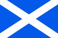Scottish Flag. St Andrew`s Cross. Saltire.