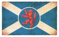 Grunge flag of Isle of Skye Scotland