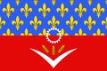 Flag of Seine-Saint-Denis, France