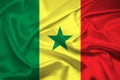 Flag Of Senegal, Senegal flag, National flag of Senegal. fabric flag of Senegal