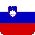 Flag Slovenia illustration vector eps Royalty Free Stock Photo