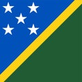 Flag of the Solomon Islands. Correct RGB colours