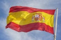 Flag of Spain. Royalty Free Stock Photo