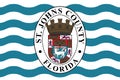 Flag of St. Johns County in Florida, USA