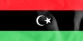Flag of the State of Libya. Royalty Free Stock Photo