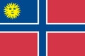 flag of State of Muskogee Florida, 1799 1803, America. flag representing extinct country, ethnic group or culture, regional