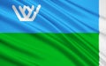 Flag of Khanty-Mansi Autonomous Area - Yugra, Russian Federation