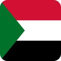 Flag Sudan illustration vector eps