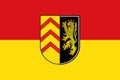 Flag of Suedwestpfalz of Rhineland-Palatinate, Germany