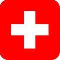 Flag Switzerland illustration vector eps