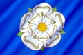 Flag and symbol of Yorkshire - United Kingdom