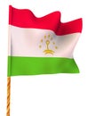 Flag. Tajikistan