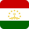 Flag Tajikistan illustration vector eps