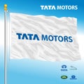Tata Motors flag, automotive industrial group