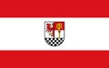 Flag of Teltow-Flaeming is a district in Brandenburg, Germany Royalty Free Stock Photo