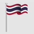 The flag of Thailand, ASEAN. Association of Southeast Asian Nations